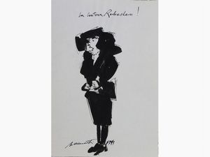 Neri Nannetti : La Contessa Rubechen! 1919 e Studio di Figure  - Asta House sale: Arte e Design da villa 
