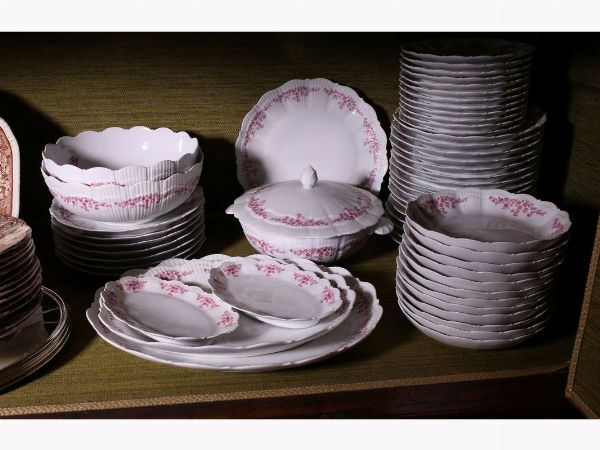Lotto di piatti in porcellana, Manifattura Limoges, A.Giraud & C.  - Asta House sale: Arte e Design da villa 