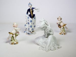Lotto di oggetti in porcellana  - Asta House sale: Arte e Design da villa 