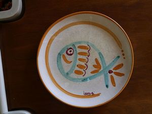 Servito di piatti in terracotta smaltata  - Asta House sale: Arte e Design da villa 