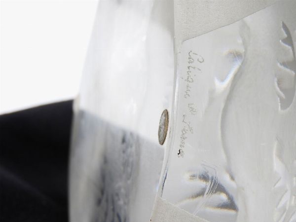 Coppia di sculture in cristallo, Manifattura Lalique  - Asta House sale: Arte e Design da villa 