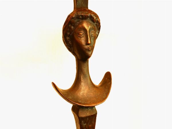 Da (After) Alberto e Diego Giacometti : Piantana in bronzo  - Asta House sale: Arte e Design da villa 