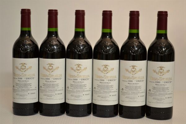 Unico Vega Sicilia 1999  - Asta Una Prestigiosa Selezione di Vini e Distillati da Collezioni Private - Associazione Nazionale - Case d'Asta italiane