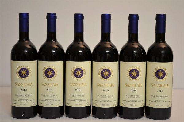 Sassicaia Tenuta San Guido 2010  - Asta Una Prestigiosa Selezione di Vini e Distillati da Collezioni Private - Associazione Nazionale - Case d'Asta italiane