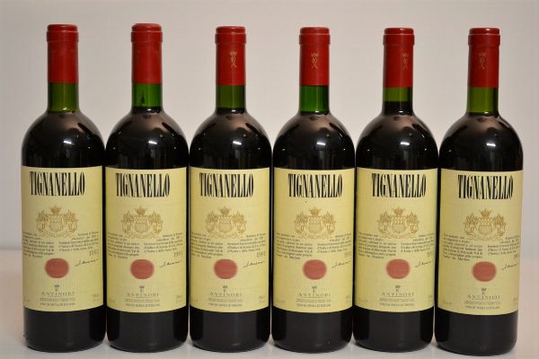 Tignanello Antinori 1991  - Asta Una Prestigiosa Selezione di Vini e Distillati da Collezioni Private - Associazione Nazionale - Case d'Asta italiane