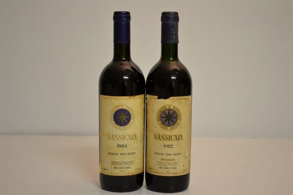 Sassicaia Tenuta San Guido  - Asta Una Prestigiosa Selezione di Vini e Distillati da Collezioni Private - Associazione Nazionale - Case d'Asta italiane