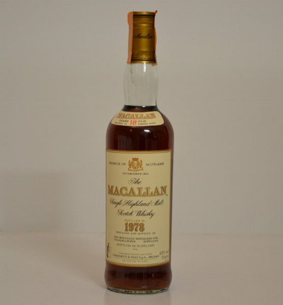 Macallan 1978  - Asta Una Prestigiosa Selezione di Vini e Distillati da Collezioni Private - Associazione Nazionale - Case d'Asta italiane
