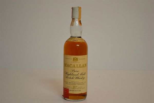 Macallan 1947  - Asta Una Prestigiosa Selezione di Vini e Distillati da Collezioni Private - Associazione Nazionale - Case d'Asta italiane