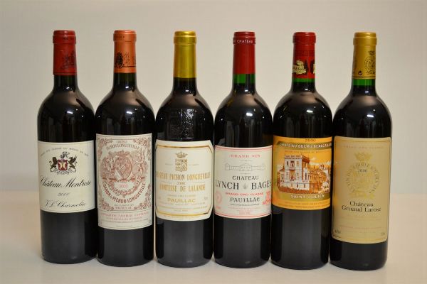 Selezione Bordeaux 2000  - Asta Una Prestigiosa Selezione di Vini e Distillati da Collezioni Private - Associazione Nazionale - Case d'Asta italiane