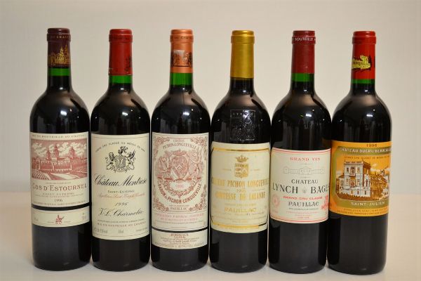 Selezione Bordeaux 1996  - Asta Una Prestigiosa Selezione di Vini e Distillati da Collezioni Private - Associazione Nazionale - Case d'Asta italiane