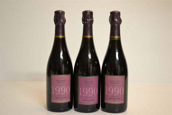Leclerc Briant Rosè 1990  - Asta Una Prestigiosa Selezione di Vini e Distillati da Collezioni Private - Associazione Nazionale - Case d'Asta italiane