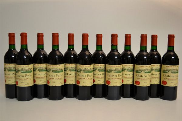 Château Pavie 1985  - Asta Una Prestigiosa Selezione di Vini e Distillati da Collezioni Private - Associazione Nazionale - Case d'Asta italiane