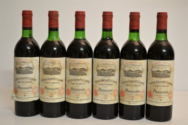Château Grand-Puy-Lacoste 1982  - Asta Una Prestigiosa Selezione di Vini e Distillati da Collezioni Private - Associazione Nazionale - Case d'Asta italiane