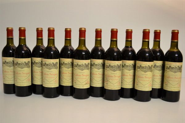 Chteau Calon Sgur 1982  - Asta Una Prestigiosa Selezione di Vini e Distillati da Collezioni Private - Associazione Nazionale - Case d'Asta italiane