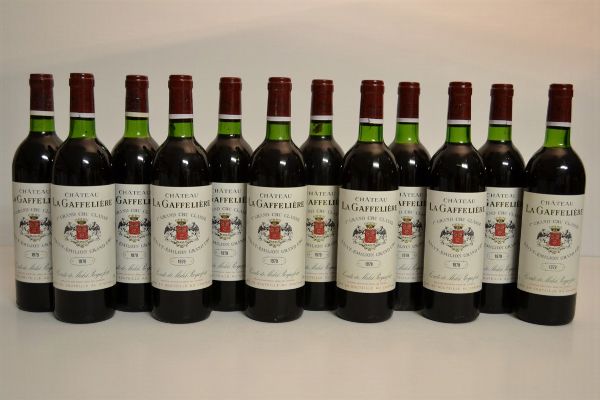 Château La Gaffelière 1979  - Asta Una Prestigiosa Selezione di Vini e Distillati da Collezioni Private - Associazione Nazionale - Case d'Asta italiane