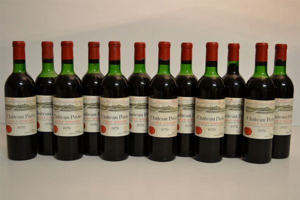 Château Pavie 1970  - Asta Una Prestigiosa Selezione di Vini e Distillati da Collezioni Private - Associazione Nazionale - Case d'Asta italiane