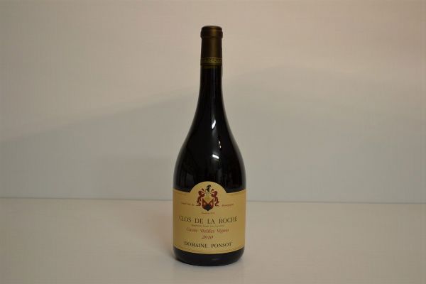 Clos de la Roche Cuvée Vieilles Vignes Domaine Ponsot 2010  - Asta Una Prestigiosa Selezione di Vini e Distillati da Collezioni Private - Associazione Nazionale - Case d'Asta italiane