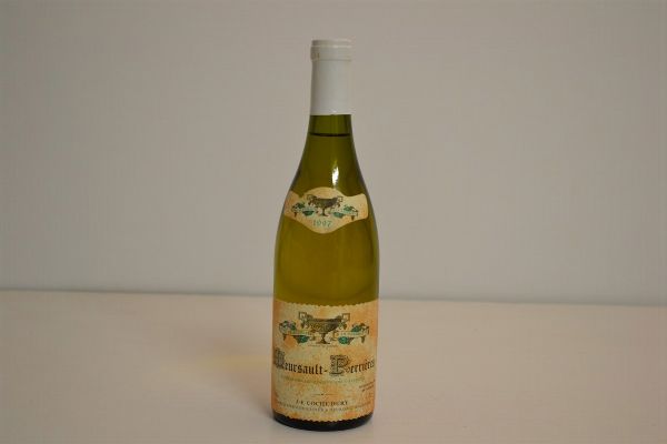 Meursault-Perrières Domaine J.-F. Coche Dury 1997  - Asta Una Prestigiosa Selezione di Vini e Distillati da Collezioni Private - Associazione Nazionale - Case d'Asta italiane