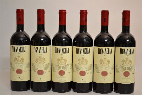 Tignanello Antinori 2007  - Asta Una Prestigiosa Selezione di Vini e Distillati da Collezioni Private - Associazione Nazionale - Case d'Asta italiane
