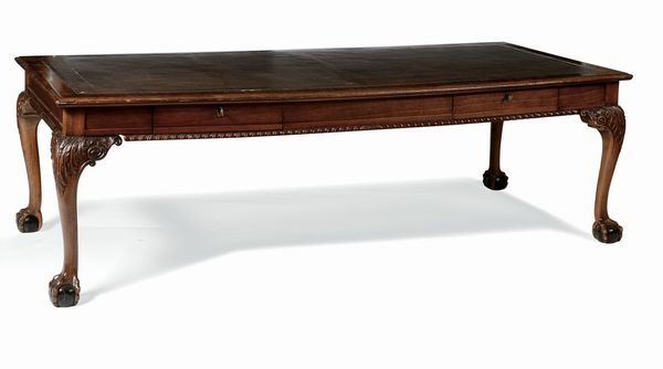 Grande tavolo in legno intagliato, Inghilterra XIX secolo  - Asta Antiquariato - Associazione Nazionale - Case d'Asta italiane