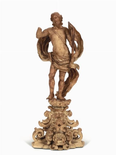 Cristo in alabastro. XVIII secolo  - Asta Antiquariato - Associazione Nazionale - Case d'Asta italiane