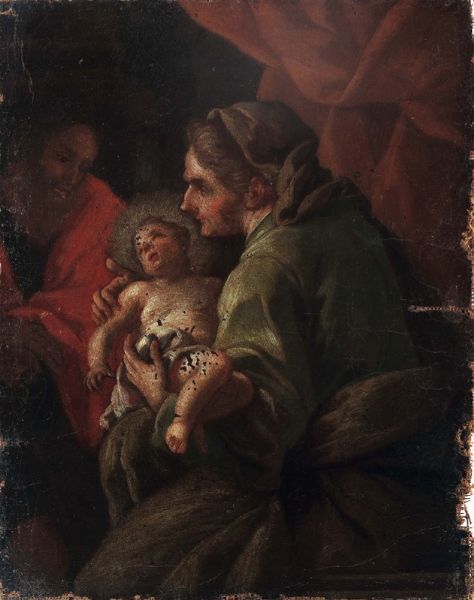 Sant'Anna con il Bambino  - Asta Antiquariato - Associazione Nazionale - Case d'Asta italiane