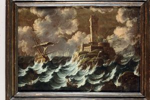 Mulier detto il Tempesta Pieter - Naufragio con imbarcazioni