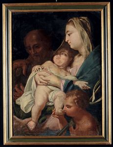 Trevisani Francesco - Sacra Famiglia con San Giovannino