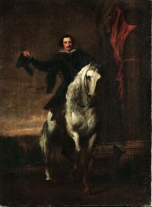 van Dyck Antoon - Ritratto equestre di Anton Giulio Brignole Sale