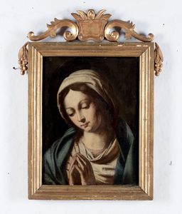 Salvi detto il Sassoferrato Giovan Battista : Vergine orante  - Asta Antiquariato - Associazione Nazionale - Case d'Asta italiane