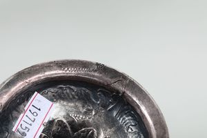 Navicella in argento sbalzato e cesellato, Genova, bollo della Torretta per l'anno 1778.  - Asta Argenti da Collezione - Associazione Nazionale - Case d'Asta italiane