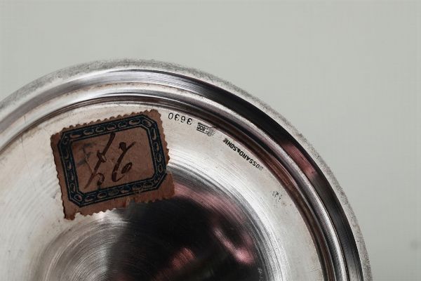 Coppa da regata Art Nouveau in argento. Lucerna 1908, argentiere Bossard & Sohn  - Asta Argenti da Collezione, XX Secolo - Associazione Nazionale - Case d'Asta italiane