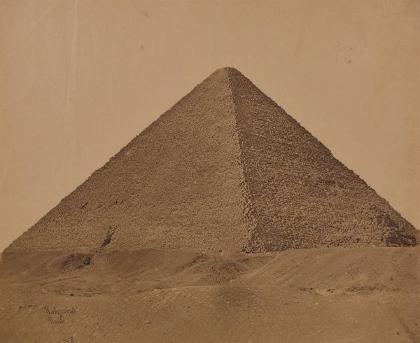 J. ROBERTSON e F. BEATO : La grande piramide  - Asta ASTA DI FOTOGRAFIA e OPERE D'ARTE SU CARTA - Associazione Nazionale - Case d'Asta italiane