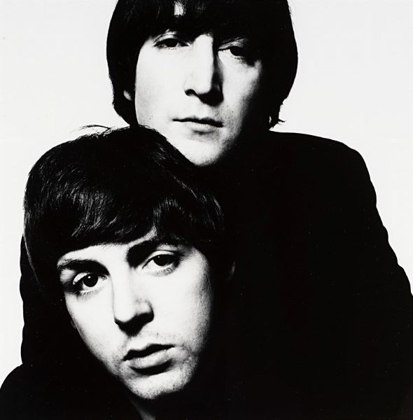 David Bailey : John Lennon e Paul McCartney  - Asta Fotografia - Associazione Nazionale - Case d'Asta italiane