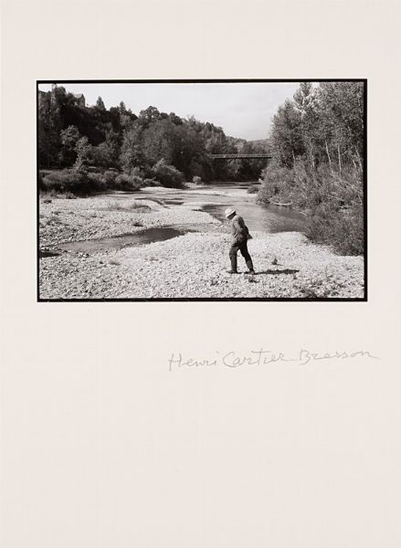 Henri Cartier-Bresson : André Breton at the Promenade de Venus  - Asta Fotografia - Associazione Nazionale - Case d'Asta italiane