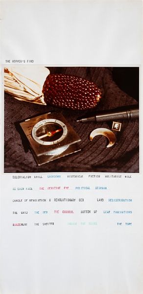 Leandro Katz : The Hopper's Find, dalla serie "Study for the transcode"  - Asta Fotografia - Associazione Nazionale - Case d'Asta italiane
