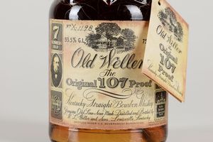 W. L. Weller &Sons, Old Weller, The Original 107 Proof, n. X-1198  - Asta Vini Pregiati e da Collezione - Associazione Nazionale - Case d'Asta italiane