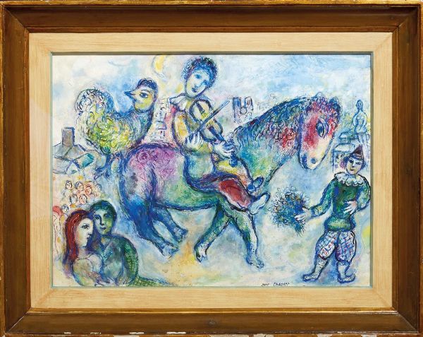 CHAGALL MARC : Marc Chagall  - Asta Tesori Ritrovati Impressionisti e Capolavori Moderni da una raccolta privata - Associazione Nazionale - Case d'Asta italiane