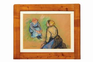Camille Pissarro  - Asta Tesori Ritrovati Impressionisti e Capolavori Moderni da una raccolta privata - Associazione Nazionale - Case d'Asta italiane