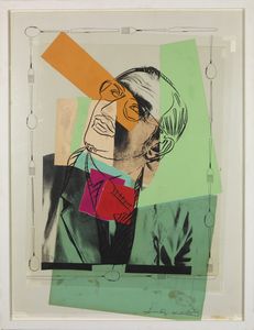 WARHOL ANDY (1928 - 1987) - Ritratto di Carlo Scarpa.