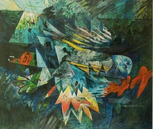 DOVA GIANNI (1925 - 1991) - Volo di uccello in palude.