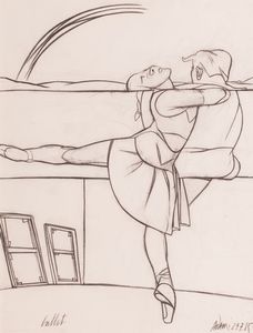 Valerio Adami - Ballet