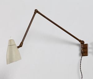SARFATTI GINO (1912 - 1985) - Attrib. Lampada da parete