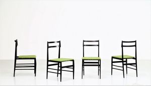 MANIFATTURA ITALIANA : Quattro sedie  - Asta ASTA 272 - DESIGN (online) - Associazione Nazionale - Case d'Asta italiane