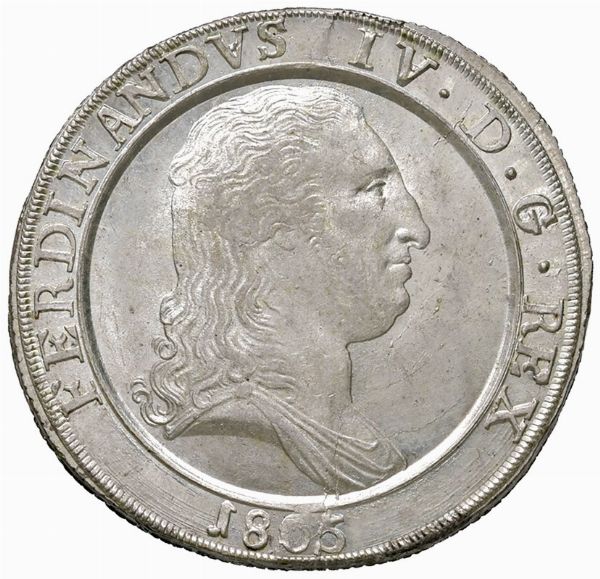 Ferdinando IV (2°periodo, 1799-1805)  - Asta Gioielli, Orologi, Argenti, Monete - Associazione Nazionale - Case d'Asta italiane