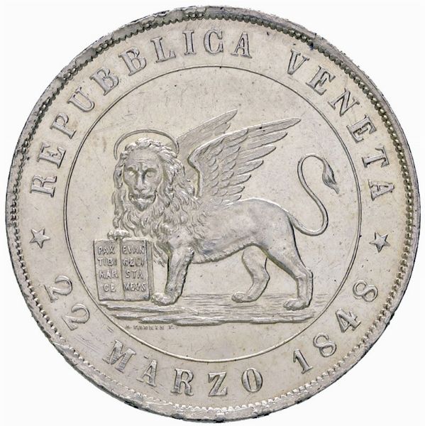 Governo Provvisorio (1848-1849)  - Asta Gioielli, Orologi, Argenti, Monete - Associazione Nazionale - Case d'Asta italiane