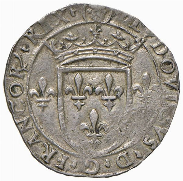 Ludovico XII Re di Francia (1500-1512)  - Asta Gioielli, Orologi, Argenti, Monete - Associazione Nazionale - Case d'Asta italiane