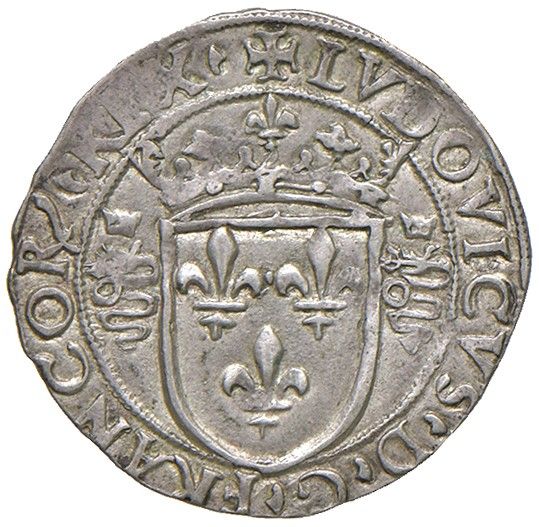 Ludovico XII Re di Francia (1500-1512)  - Asta Gioielli, Orologi, Argenti, Monete - Associazione Nazionale - Case d'Asta italiane