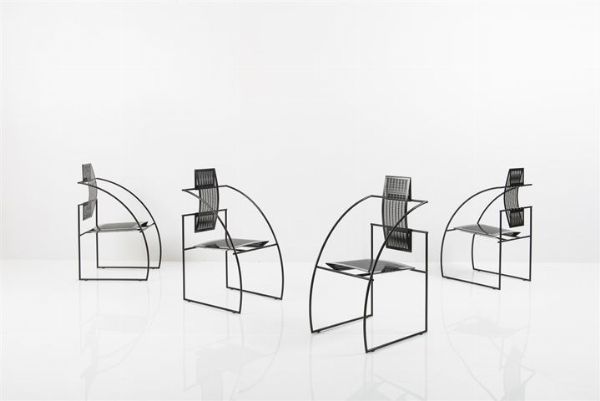 BOTTA MARIO : Quattro sedie mod. Quinta  - Asta Asta 155 - Design - Associazione Nazionale - Case d'Asta italiane