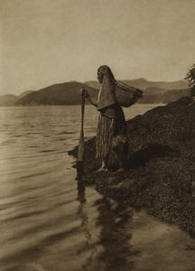 Curtis Edward Sheriff - The seaweed gatherer, 1915